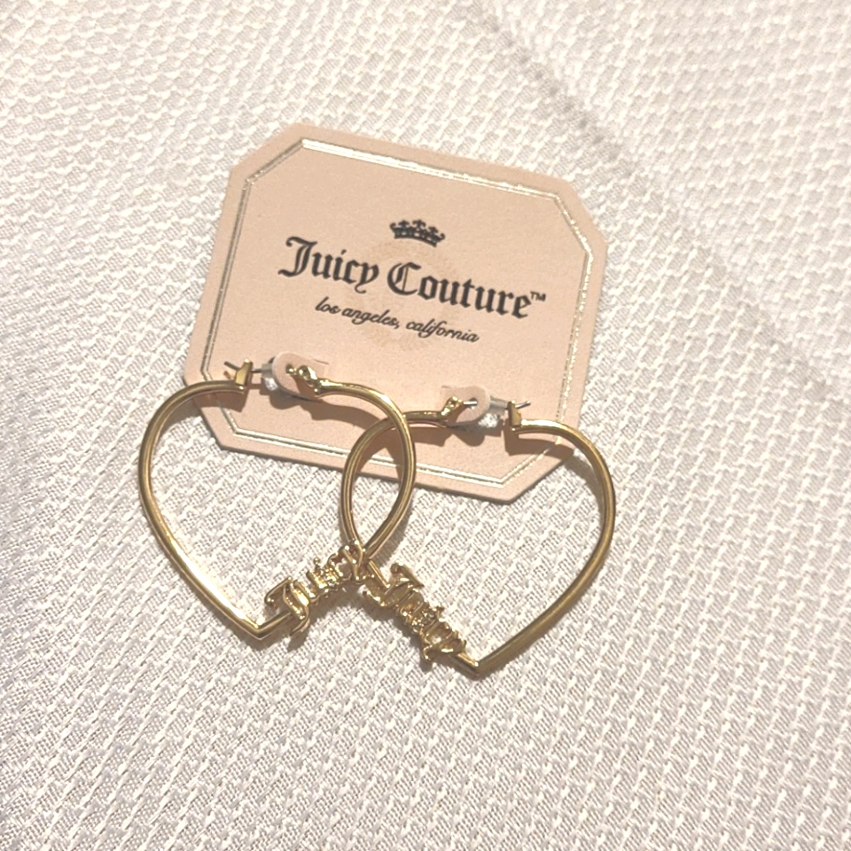 Juicy Couture Heart Juicy Earrings